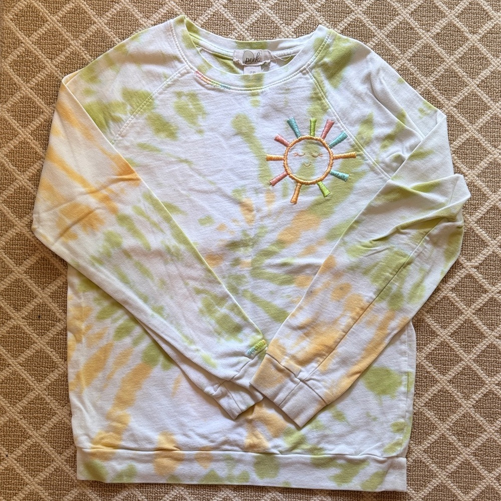 Peek Multicolor Tie-Dye Crewneck Sweater